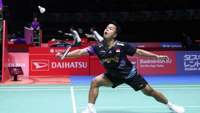 Hasil Arctic Open 2024: Kalah Dramatis, Ginting Terhenti di 32 Besar