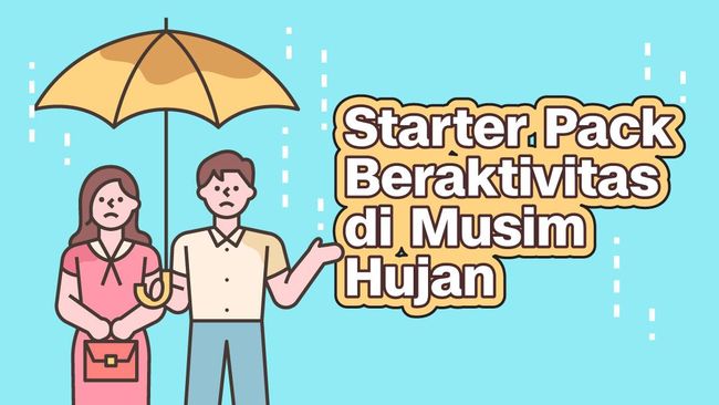 INFOGRAFIS: Starter Pack Beraktivitas di Musim Hujan