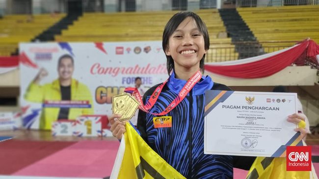 Kisah 2 Atlet Peraih Emas di CNN Indonesia Taekwondo Championship