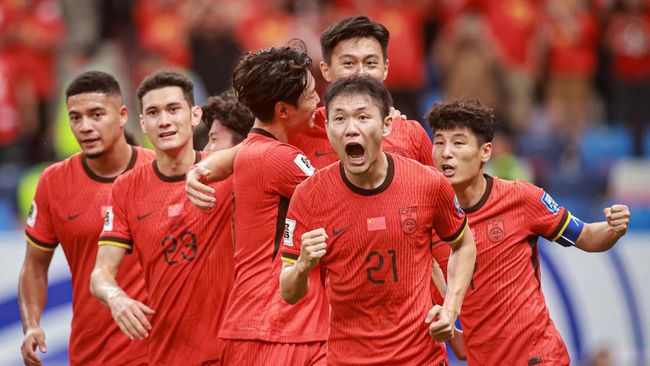 Pemain China Semangat Pantang Mundur Lawan Timnas Indonesia