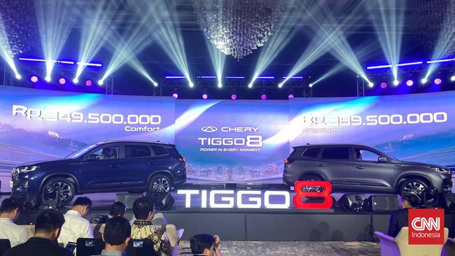 Resmi Meluncur di RI, Harga Chery Tiggo 8 Mulai Rp349,5 Juta