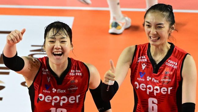 Hasil Liga Voli Korea: AI Peppers Kalah, Posisi Red Sparks Aman