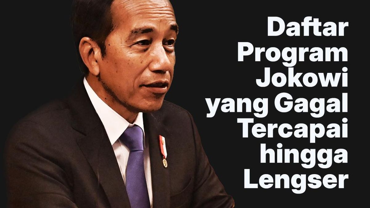 INFOGRAFIS: Daftar Target Ekonomi Jokowi yang Gagal dan Bisa Tercapai