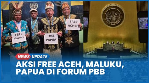 Aksi Free Papua-Maluku-Aceh di Forum PBB, Kemlu : Orang Tak Bertanggung Jawab Hanya Cari Sensasi