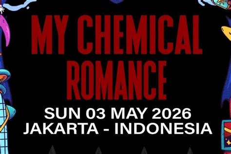 Catat! Ini Jadwal dan Link Tiket My Chemical Romance di Hammersonic Festival 2026